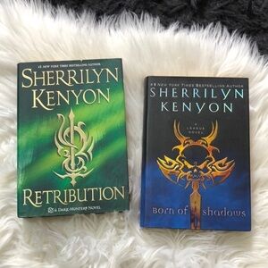 ON HOLD Sherrilyn Kenyon Retribution& Born of Shadows Hardcover’s books